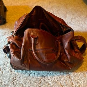 Jack George Leather suitcase